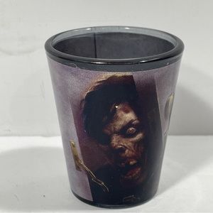 Zombie Shot Glass Monster Breaking in Door Chain Funky Mountain Brand